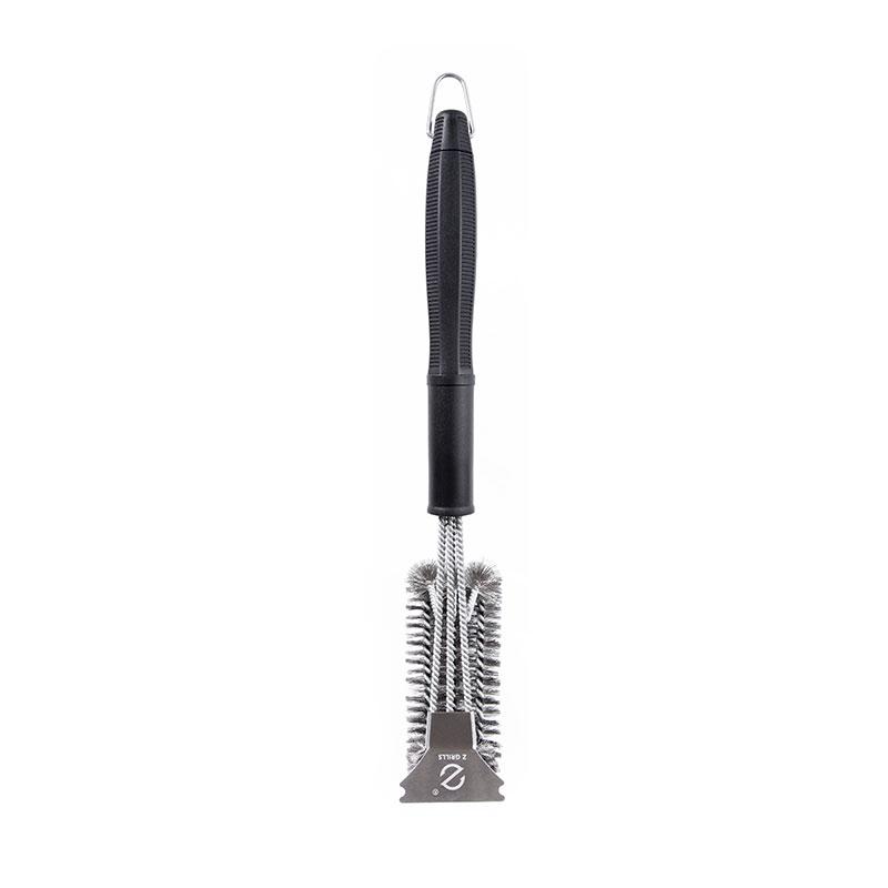 Stainless Steel Grill Cleaning Brush With Scraper 