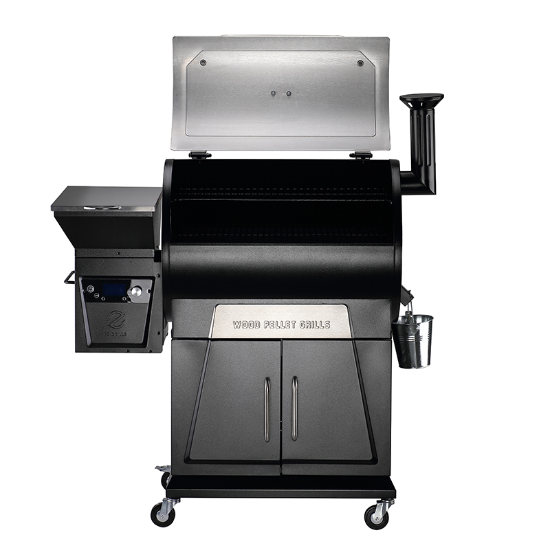 Z GRILLS ZPG-700D4E Wood Pellet Portable Stainless Steel Grill Smoker for Outdoor BBQ Cooking PID Temp Control & Grill Cover
